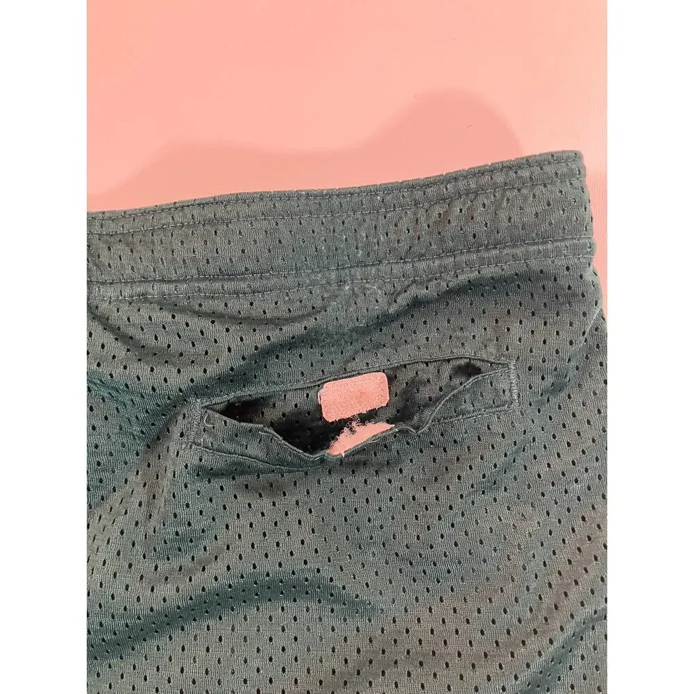 Philadelphia Eagles NFL Youth M 10/12 Green Mesh Athletic Shorts Embroidered
